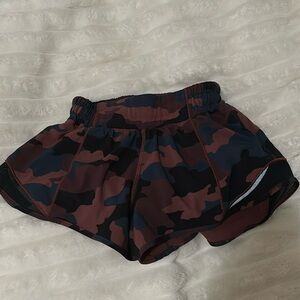 camo lululemon shorts
